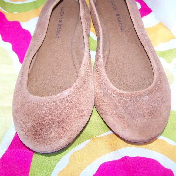 Lucky Brand Tan Flats Sz 9 - Picture 3 of 5